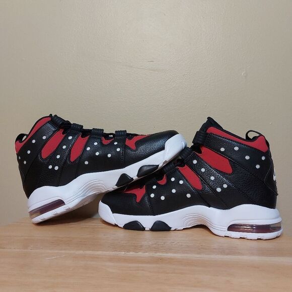 Nike Air Max 2 CB '94 Basketball Black Red White Barkley FN6248-001 Men's Size 9 - Picture 4 of 7